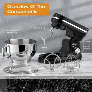 Robot Pâtissier Électrique OEM 4,5 L pour Cuisine Domestique, Aide à la Préparation de Pains Artisanaux et Gâteaux, Fournisseur, Structure de Table - Product Image 3