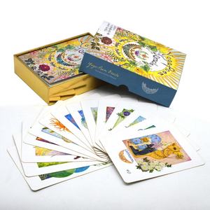 Tarjetas de oráculo personalizadas para mujeres negras, diseño Simple, mensaje de amor <span class=keywords><strong>femenino</strong></span>, Yoga blanco, con mensaje - Product Image 2