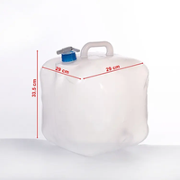 5L 10 litres 20 litres Portable Camping Réservoir Pliant Conteneur D'eau Pliable pour Voyager Camping Jardinage