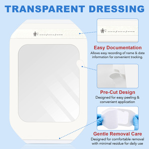 แผ่นปิดแผลใส SEFUDUN ขนาด 5.9 นิ้ว x 7.87 นิ้ว สำหรับยึดสายสวน เครื่องมือวัด และหัววัด - Product Image 3