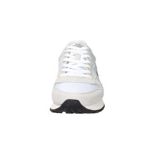 Baskets Sun68 Uomo Z36101 Beige Blanc Bleu clair Talon de 3 cm Chaussures de marche - Product Image 2