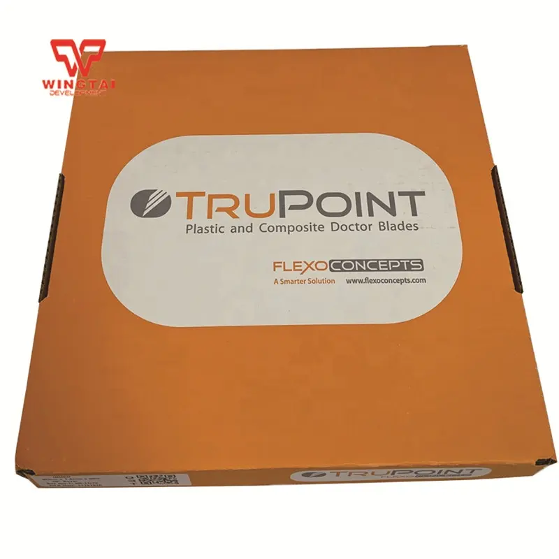 Пластиковый скребок для чернил марки Trupoint, Сделано в США, скребок для чернил для флексографского принтера, печатная машина Doctor Blade