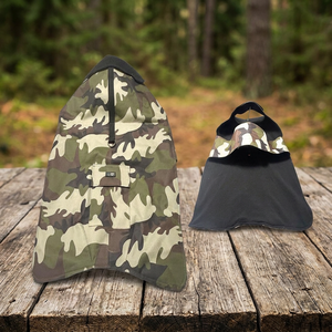 Impermeable para Mascotas con Diseño de Camuflaje, Cubierta Protectora para Perros con Bolsillo para Paseos al Aire Libre - Product Image 3