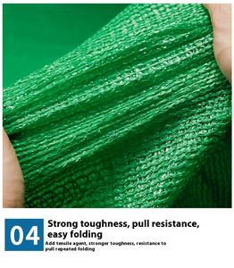 Toile d'ombrage verte multi-usages pour serre, patio, jardin et espace extérieur - Product Image 2