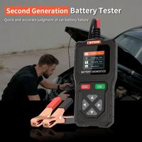 JDIAG BT105 Probador de Baterías de Coche OBD2 6V 12V 24V 100-2000 CCA 2Ah-220Ah, Analizador de Sistema de Batería Automotriz, Diagnóstico de Batería de Coche