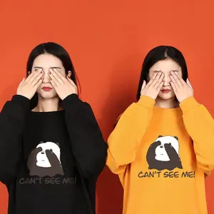 2020 Thiết Kế Mới Kawaii In Ấn Nhiều Màu Tùy Chỉnh Phụ Nữ Áo Áo Thun Crewneck OEM Dịch Vụ Hoodies Rắn