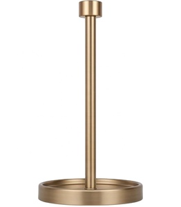 Portarrollos de Papel con Base Pesada Antideslizante, para Cocina y Baño, Fácil Operación con una Sola Mano, Acero Inoxidable - Product Image 1