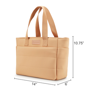 Sac <span class=keywords><strong>de</strong></span> plage pour femme en néoprène imperméable personnalisé, nouveau design, sac à main portable pour femme, sac à bandoulière pour voyager et faire du shopping - Product Image 3