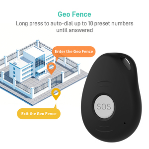 Système de réponse aux urgences avec bouton SOS EV-07B, mini traceur GPS 4G, communication bidirectionnelle, télésoin, avec clip ceinture pour les personnes âgées - Product Image 5