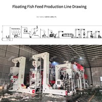 Machine à granulés aquatiques flottants et coulants pour ligne de production d'aliments pour animaux de compagnie (chiens, chats) et ligne complète de fabrication de granulés pour poissons