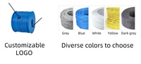 Câble réseau Cat6 haute vitesse 23 AWG en cuivre pur, câble de données Internet LAN Ethernet 4 paires UTP Cat 6, câbles de communication 305 m en boîte