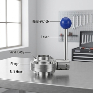 Stainless Steel Sanitary <b>Tri</b>-<b>Clamp</b> - Product Image 1