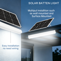 Luminaire de plafond solaire étanche à la vapeur OMSEN, résistant aux intempéries et à la poussière, idéal pour les tunnels, entrepôts frigorifiques et centres logistiques