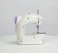 Máquina de Coser Portátil, Mini Máquina de Coser Eléctrica Doméstica para Uso en el Hogar, Máquina de Coser de Escritorio, Multifuncional