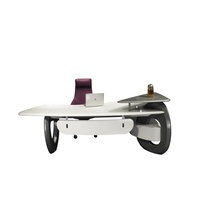 Mobilier de bureau moderne et luxueux blanc brillant Table de jeu Bureau de mode contemporain pour PDG en forme de L avec tiroirs