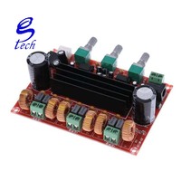 100 W 12V-24V large tension Audio Subwoofer Circuit de canal numérique 2.1 carte amplificateur Tpa3116d2 son 100 Watt Tpa 3116 Xh-M139