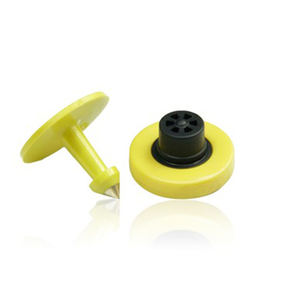 860-960mhz TPU RFID étiquette d'oreille puces d'identification animale étiquette d'oreille électronique UHF pour chien cochon vache bétail chèvres moutons pâturage Identification - Product Image 1