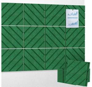 Nouveau produit phare : Panneaux acoustiques à rainures diagonales, panneaux insonorisants et panneaux en liège pour bureau, studio, home cinéma - Product Image 1