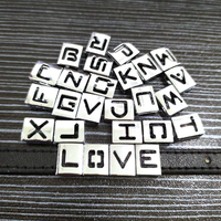 Breloques Pendentifs Multiples Options DIY, Lettres Coulissantes 8mm, Chiffres Coulissants 8mm, Breloques Coulissantes Alphabet Colorées pour Peinture Strass