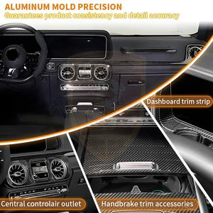 Accessori per Trim freno a mano con controllo centrale in fibra di carbonio a secco per interni auto <span class=keywords><strong>Mercedes</strong></span> Benz <span class=keywords><strong>G</strong></span> classe W465 - Product Image 3