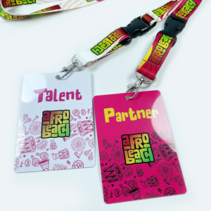 Wholesale Custom Design Full Color Photo Printed Clear Plastic ID VIP <b>Lanyard</b> Passes Membership Card Business Card - Product Image 3