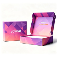 Caja de Embalaje de Papel Corrugado Personalizada, Impresa por Ambos Lados, Extra Resistente, Reciclable, con Tira de Desgarre para Envíos de Comercio Electrónico