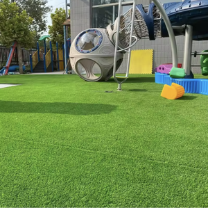 Gazon artificiel durable, imperméable, résistant au <span class=keywords><strong>feu</strong></span> et écologique de 40 mm/10 mm, tapis de gazon synthétique doux pour les sports en intérieur et les jardins - Product Image 5