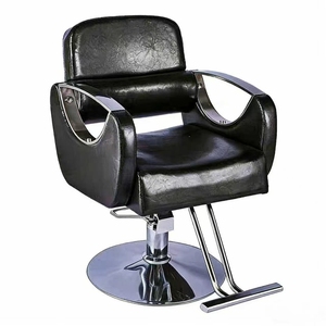 Chaises de coiffure pour salons de coiffure, chaises spécialisées pour salons de coiffure pliables, relevables, rotatives et un tabouret de coupe de cheveux - Product Image 4