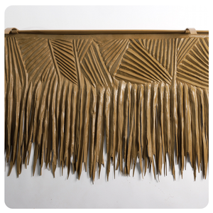 <span class=keywords><strong>Teja</strong></span> de techo de paja de imitación ignífuga y resistente a los rayos UV para jardín al aire libre pabellón Tiki Umbrella Resort Material de techo - Product Image 1