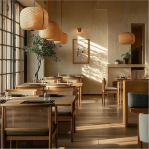 Set di Sedie e Tavoli da Pranzo per Ristorante, Caffetteria e Sala da Tè, Design Moderno Personalizzato in Fabbrica - Product Image 3
