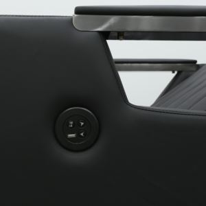 Silla de champú eléctrica de lujo moderna con diseño de alta calidad y reposapiés Silla de afeitar de lavabo de cerámica de clase alta - Product Image 6