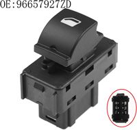 Interrupteur de vitre pour Peugeot 301 2012-2020 96657927ZD Bouton de lève-vitre électrique