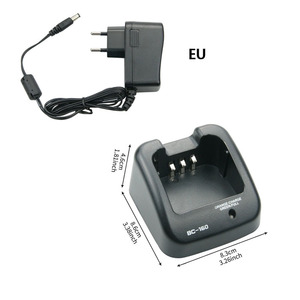Cargador BC-160 para Icom IC-F14 F25 F3161 BP230 BP231 BP232H, cargador de batería para walkie talkie, enchufe europeo y estadounidense - Product Image 2