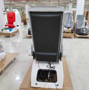 Fauteuils de manucure et pédicure électriques modernes en cuir synthétique, luxueux, personnalisables et à vibrations, pour salon de beauté et spa des pieds. - Product Image 5