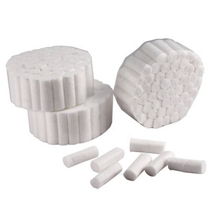 Rotolo di cotone dentale monouso 100% 8mm 10mm * 3.8cm rotoli di cotone dentale viso organico - Product Image 1