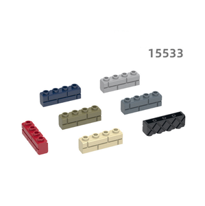 Bloques de Construcción Educativos de Plástico ABS Compatibles, Juego de Ladrillos de Construcción DIY, ID 15533, 1x4 Puntos, Castillo Clásico, Accesorios, Pared Gruesa, MOC - Product Image 1