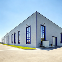 Entrepôt en acier partitionné, espace intérieur divisable, pratique pour le stockage classé de différentes marchandises