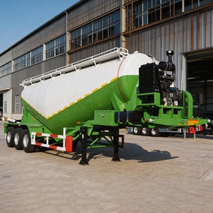 Semirremolque Popular y Duradero de 3 Ejes para Cemento a Granel con Buen Sellado para Transporte de Carga en África - Product Image 4