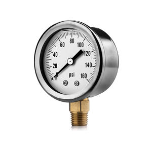 Qualité standard Offre Spéciale bonne qualité vente en gros à bas prix conception personnalisée manomètre rempli de liquide manomètre du Bangladesh - Product Image 3