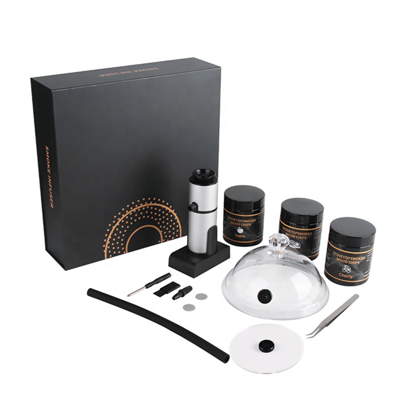 Портативный пистолет для коптильни, ручной холодный инфузер для мяса, коктейлей, сыра, барбекю, стейка, говядины, Домашняя колбаса, напитки