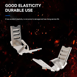 Clip de protection en acier plaqué laiton de type papillon EMVSK12, pince à fil, plage 600V, 3-12mm, <span class=keywords><strong>terminal</strong></span> électrique anti-électromagnétique <span class=keywords><strong>EMC</strong></span> - Product Image 3