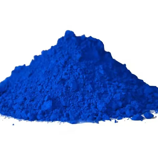 Pigmento azul de óxido de hierro para pintura y revestimientos azul real asfalto azul azulejo esmaltado materiales de construcción caucho plástico azul oscuro