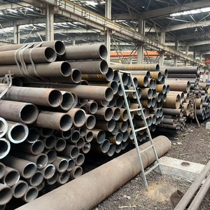 Tube en acier au carbone rond sans soudure creux noir pour l'huile et le gaz, API 5L ASTM A106 A53 Grade B Sch40 - Product Image 1