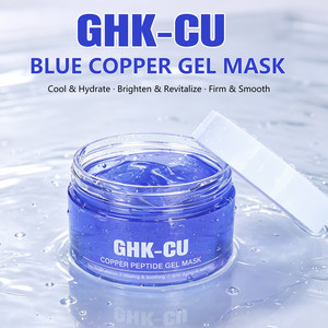 Mascarilla de Gel de Péptidos de Cobre de Marca Privada |   Mascarilla Facial Antienvejecimiento OEM/ODM |   Crema Facial de Regeneración de Piel GHK-Cu de Marca Personalizada - Product Image 3