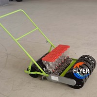 Sembradora Agrícola de Vegetales Flyeragro FLB-02, Implemento para Tractor de Dos Líneas, Sembradora de Hierro y Plástico PP, 1 Año de Garantía
