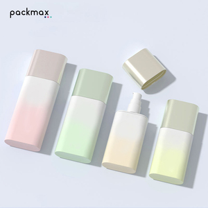 PETG oval square flat <b>bottle</b> with cap, 150-<b>200ml</b>-empty refillable plastic container for toner & lotion - Product Image 6