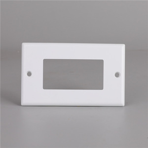 <span class=keywords><strong>Plaque</strong></span> murale de prise de courant à un seul groupe Taille 1-C660E1-W en <span class=keywords><strong>polycarbonate</strong></span> blanc lutron Couvercle de plaques murales électriques - Product Image 2
