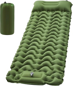 Lightweight TPU Self-Inflating <b>Folding</b> Air <b>Bed</b> Camping Sleeping Mat with Pillow Built-in Pedal Pump Inflatable Sleeping Mat - Product Image 1