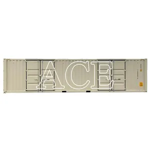 2 Side Door Opening New 40 ft 40 feet Length High Cube 40ft 40 40 foot Open Side Shipping Container