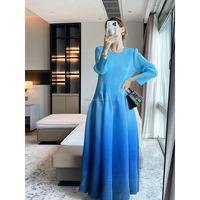 Robes abaya plissées pour femmes décontractées élégantes surdimensionnées à la mode